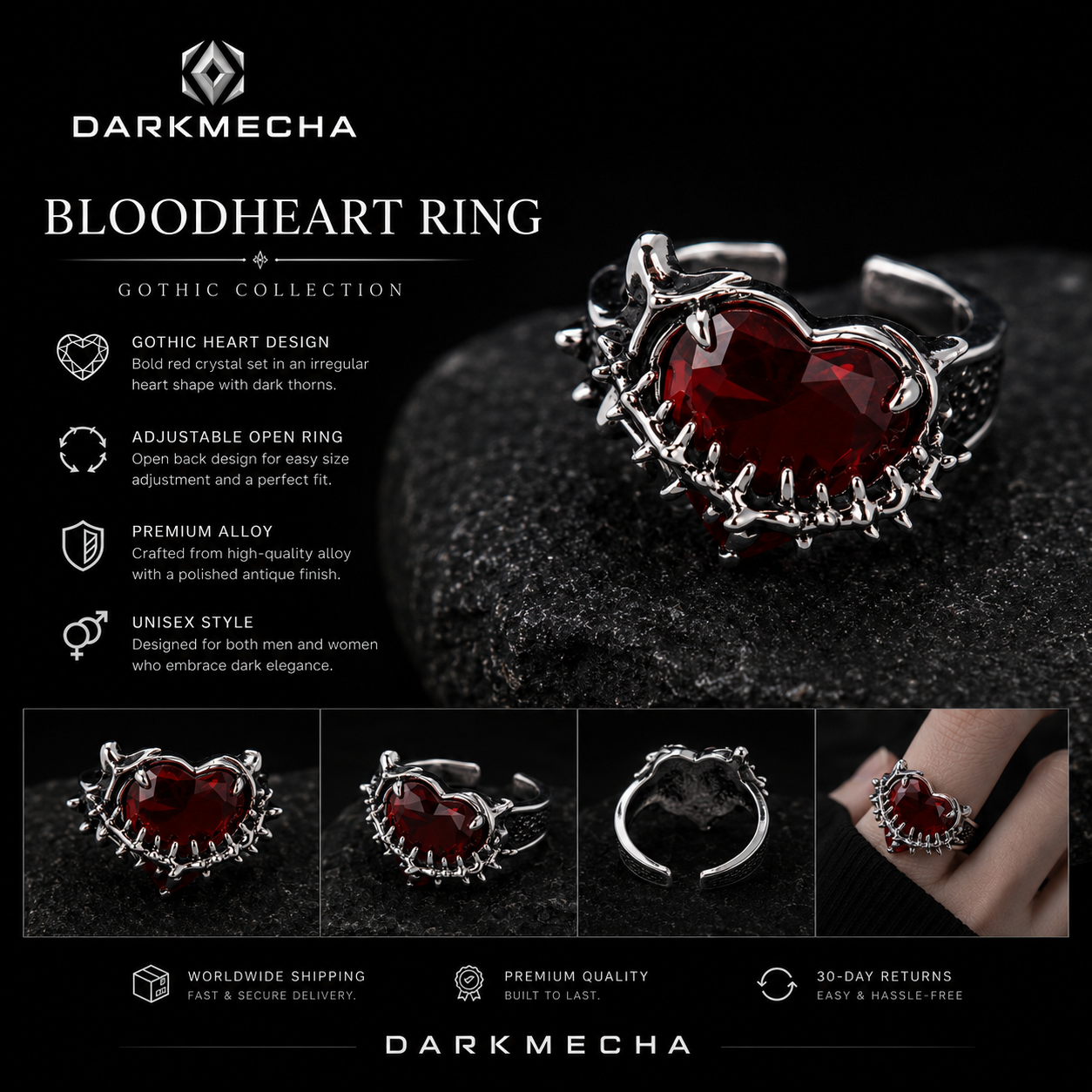 BLOODHEART RING™ RELIC SERIES